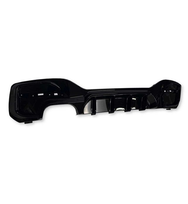 Difuzor Bara Spate M Prelungire Extensie BMW F20 F21 LCI Facelift, Evacuare Stanga, Negru Lucios