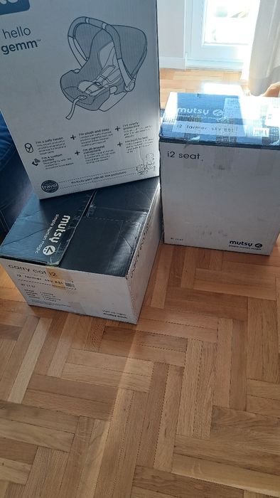 Mutsy I2 Icon детска бебешка количка Sky blue Пълен комплект EVO NIO