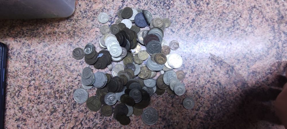 Советские монеты.