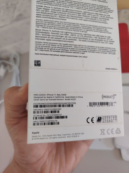 IPhone 11 Red Display Original 64GB