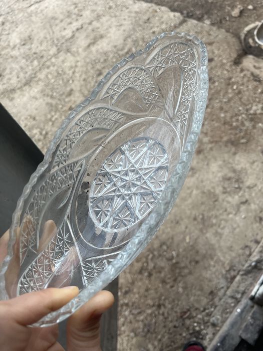 Лода стеклянный салатник