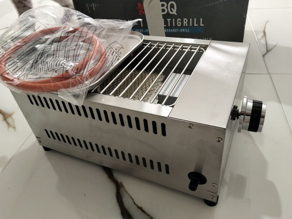 Grătar pe gaz și plita portabil