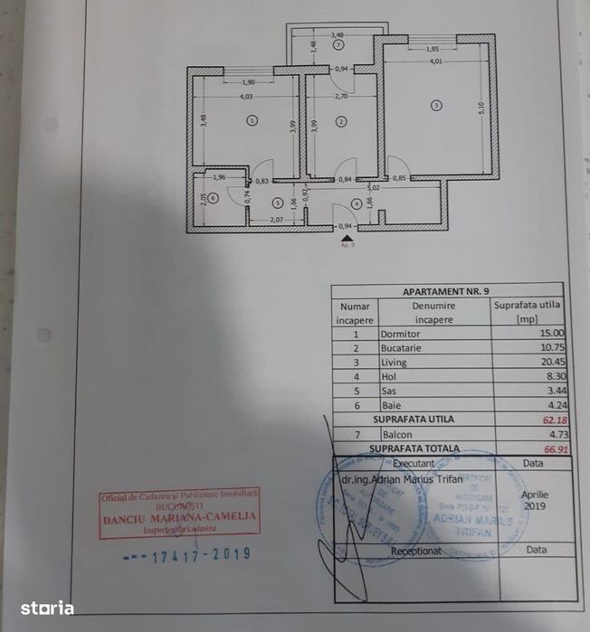 Ap.2 camere,centrala termica si loc de parcare
