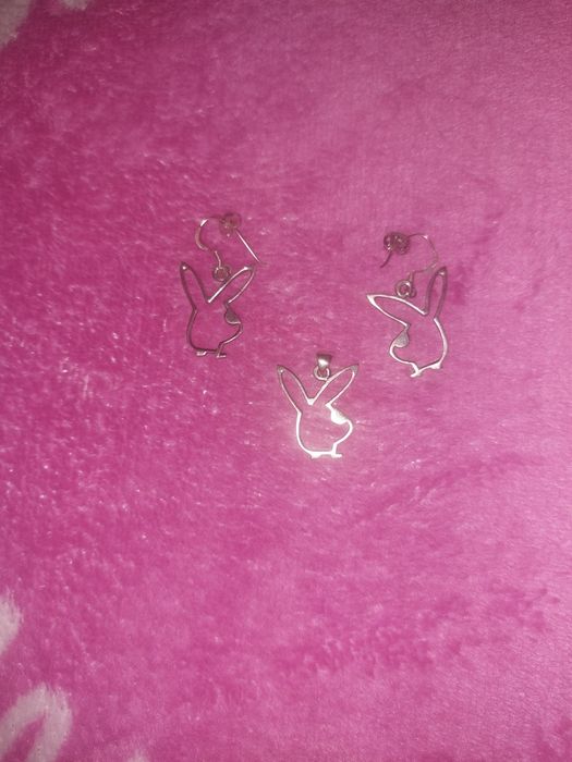 Cercei Playboy Argint