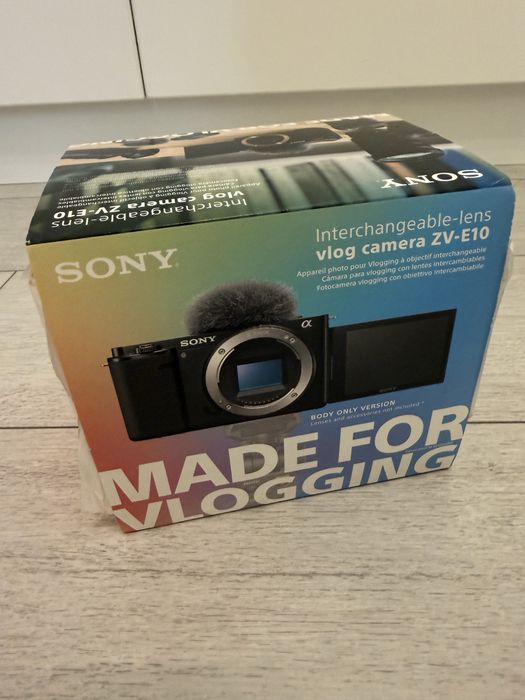 (OFERTA) Sony Alpha ZV-E10 - Body - 4K - Full Box