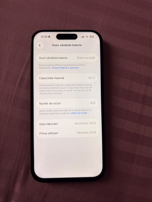 Iphone 15 pro 256 GB black