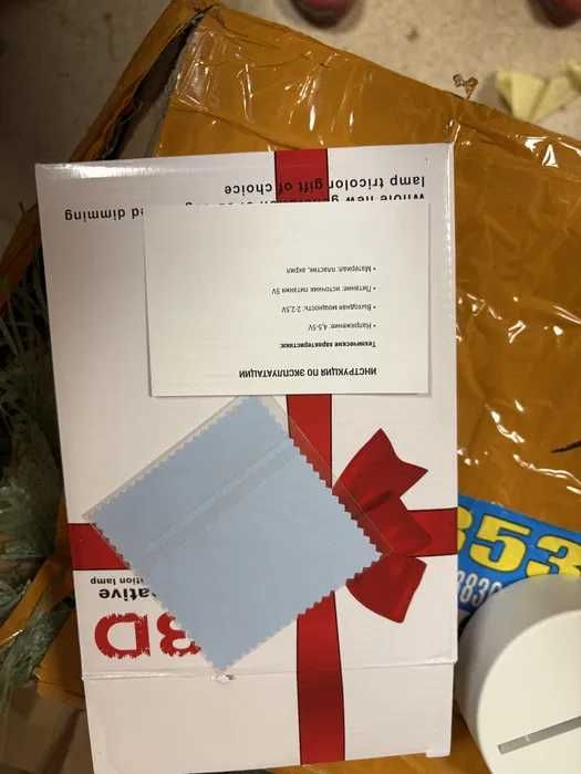 3д светильник ночник