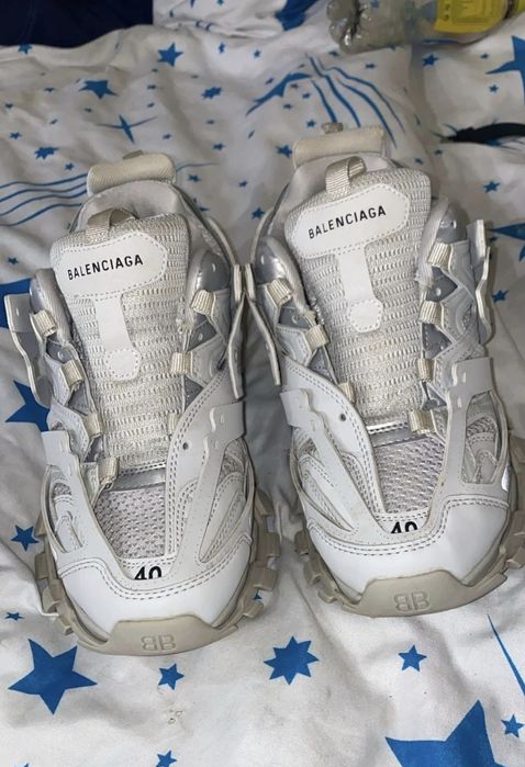 balenciaga track white