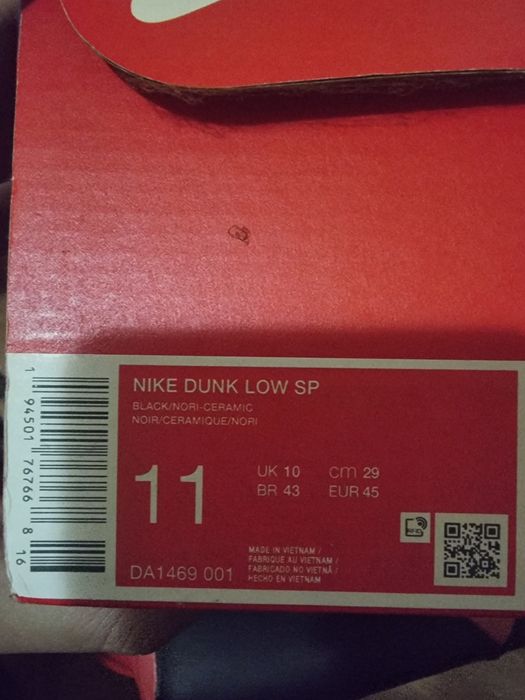 Pantofi sport Nike SB Dunk Low Ceramic (2020), Portocaliu/Verde