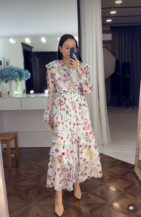 Воздушное нежное платье