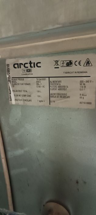 Se vinde ladă frigorifică Artic
