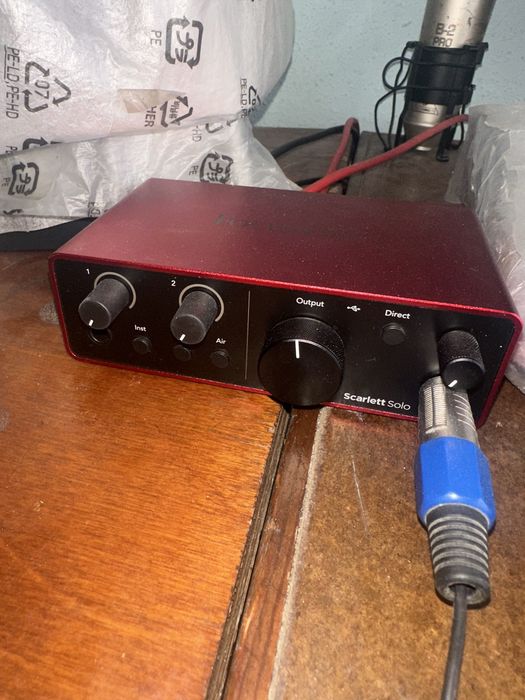 Focusrite 4gen solo ideal