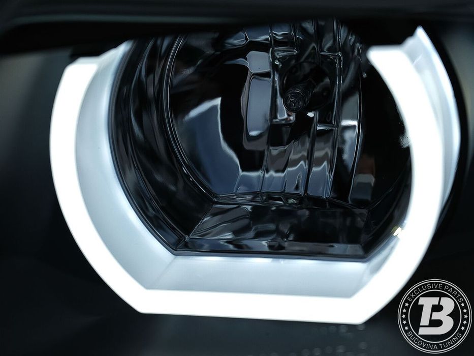 Faruri LED Angel Eyes compatibile cu BMW Seria 3 E90 U LED Design