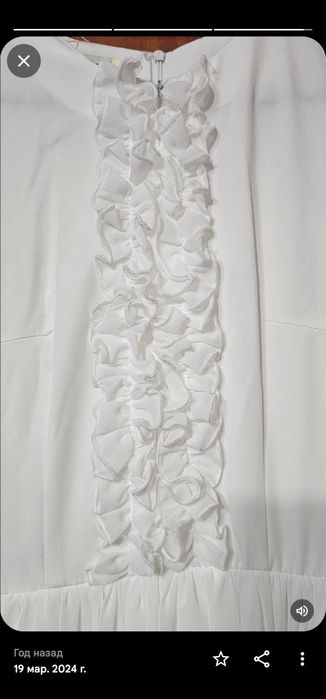 Продам белое платье