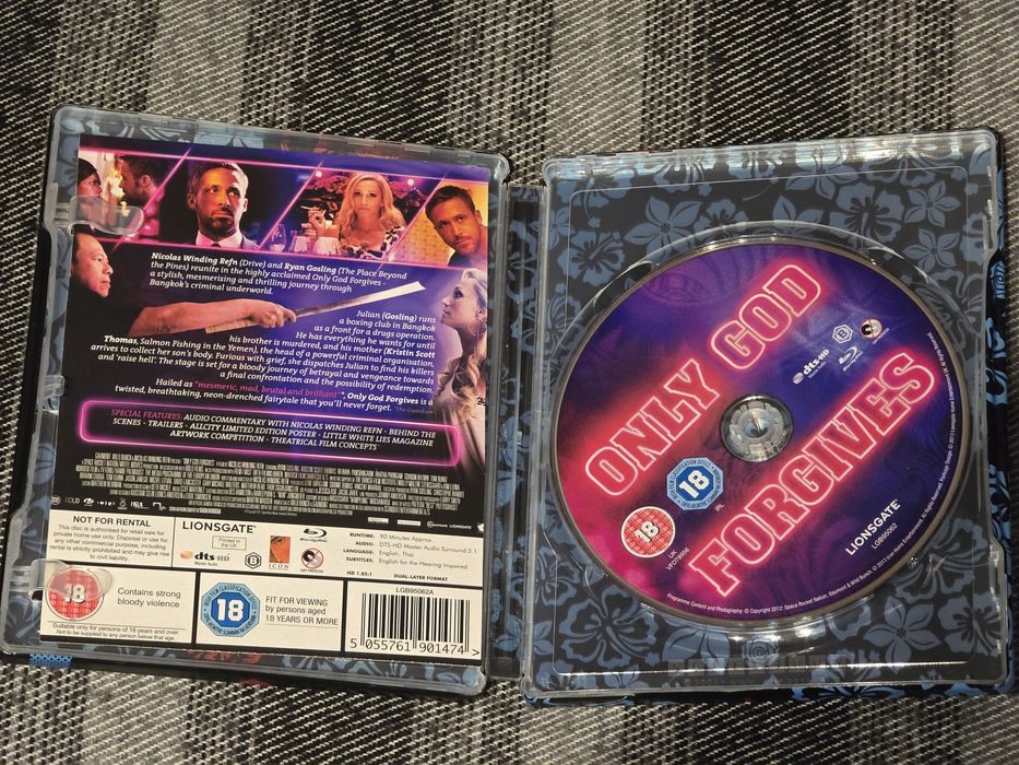 Only God Forgives Blu-Ray Limited Edition Steelbook