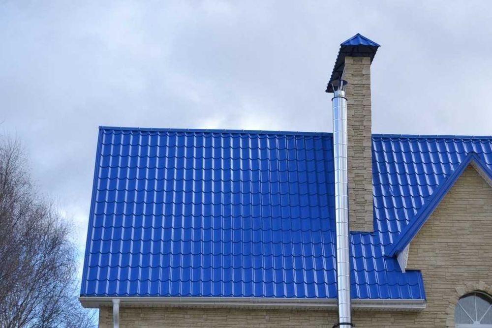 Металлочерепица глянцевая Ламонтерра Норман. Кровля, черепица