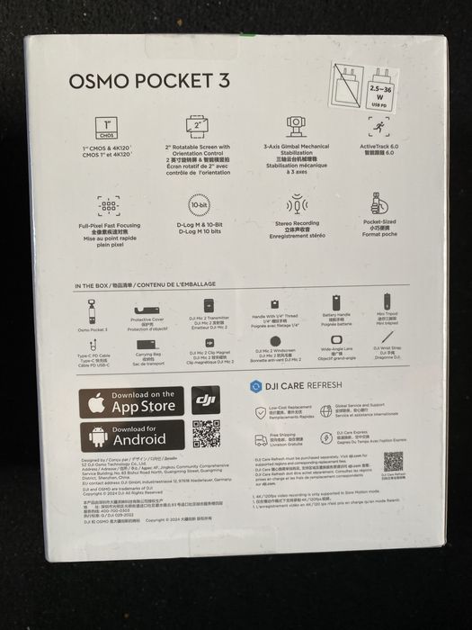 DJI Osmo Pocket 3 Creator Combo. Nou Sigilat