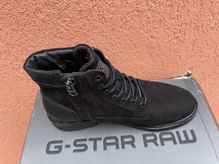 Ghete G-Star Raw originale noi piele bocanci cizme