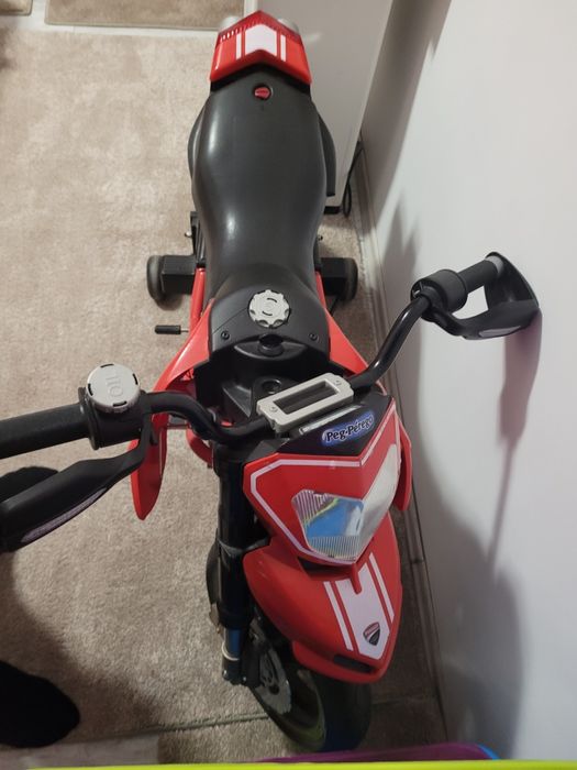 Motocicleta electrica Peg Perego Ducati , 12V, 3 ani +, Negru /