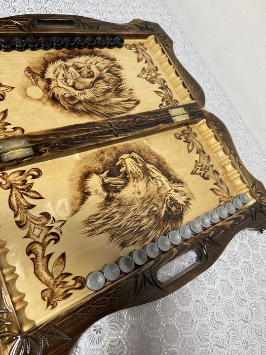 Нарды-шахматы ручной работы