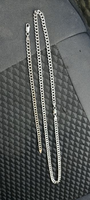 lant si bratara barbati argint italy 925