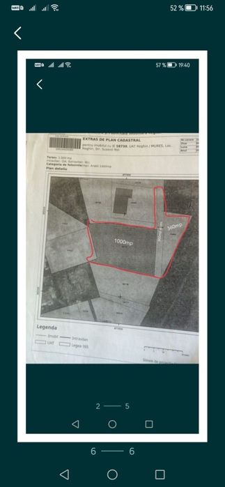 Teren construcții intravilan central ,1000 mp Reghin