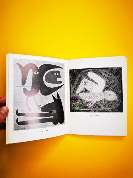 Victor Brauner carte album arta expozitie Le Point Cardinal Paris 1963