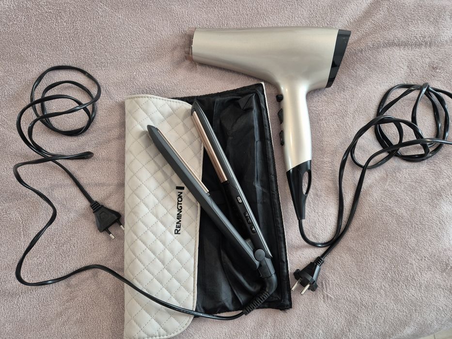 Преса и сешоар Remington  Keratin Therapy