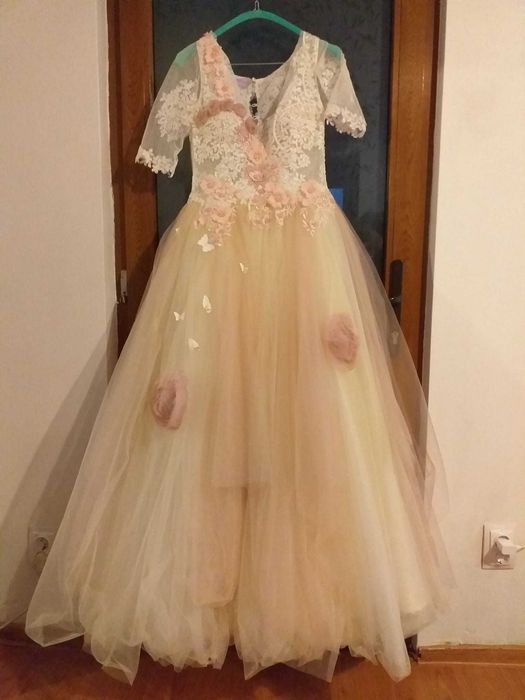 Rochie mireasa + voal Chotronette