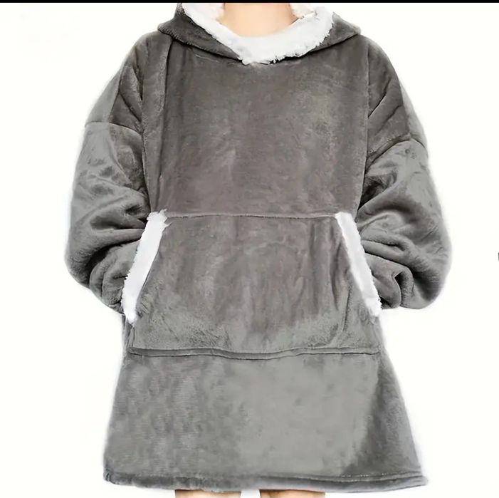 Толстовка-плед с капюшоном