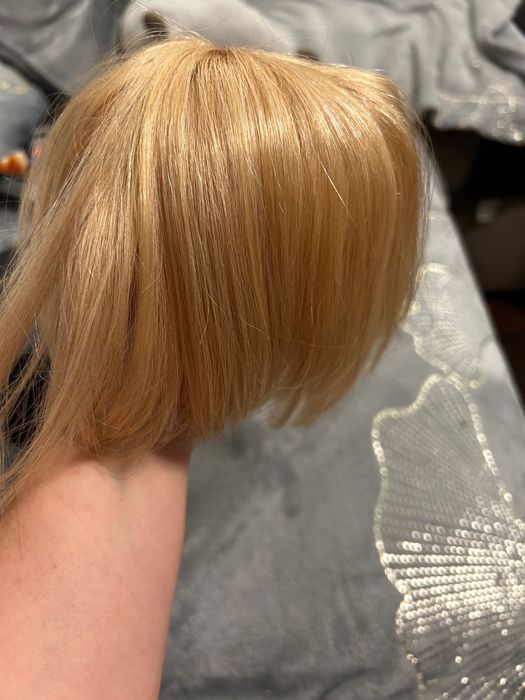 Vând cozi blonde superbe din păr natural