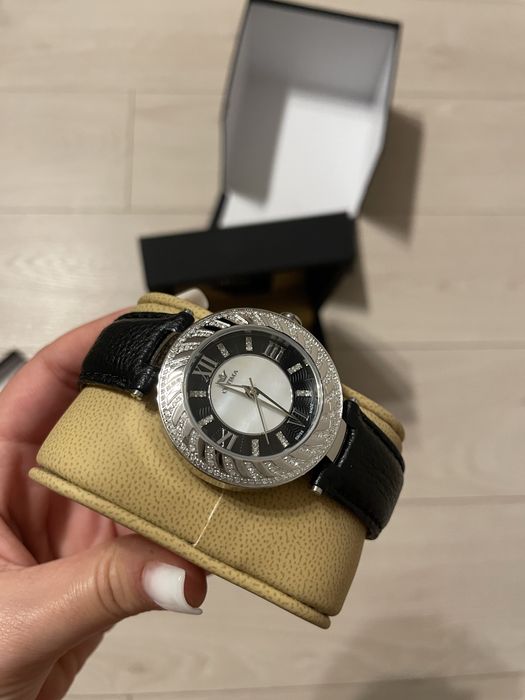 Optima - Ceas elvețian de damă cu diamante - OSL317-SL-D-3