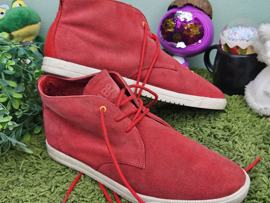 Clae мъжки обувки естествен велур N44