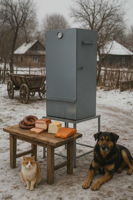 Afumatoare Carnat Carne Branza Peste Alimente Clisa 80x30x40cm