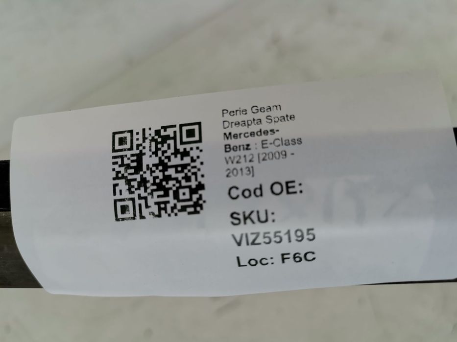 Perie Geam Dreapta Spate Mercedes-Benz  E-Class W212 2009 2010 2011 20