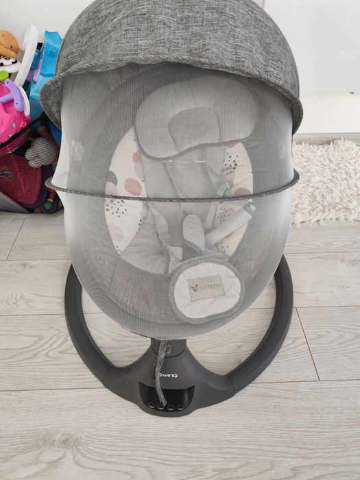 Електрическа люлка Cangaroo iSwing, тъмносива