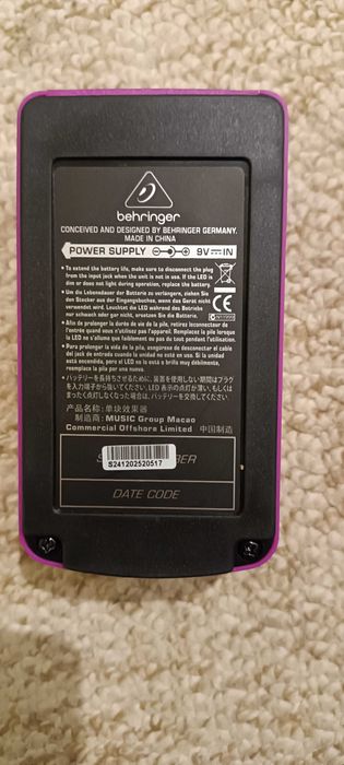Distortion pedal