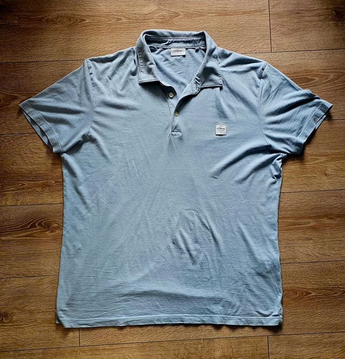 Tricou Polo s.Oliver "Essential" mărimea XL - Albastru Deschis
