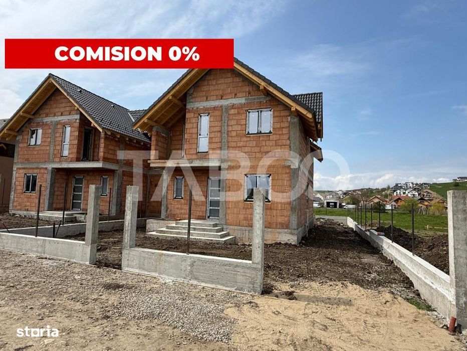 Casa tip duplex 5 camere 3 bai  curte libera 262 mp  Sura Mare Sibiu