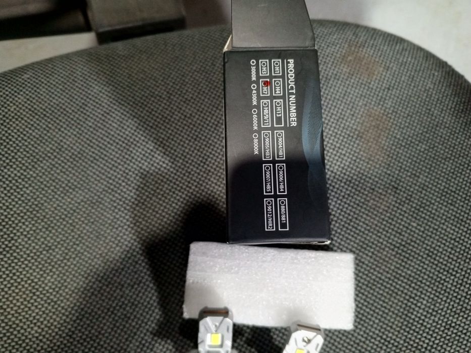 Лед лампы H1 , H3,  H7.