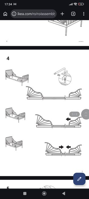 Pat extensibil MINNEN Ikea
Pat exten
PatPat extensibil