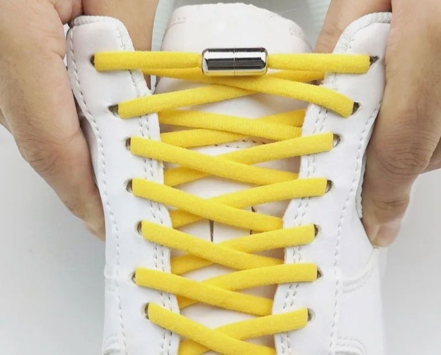 Различни цветове еластични връзки за обувки