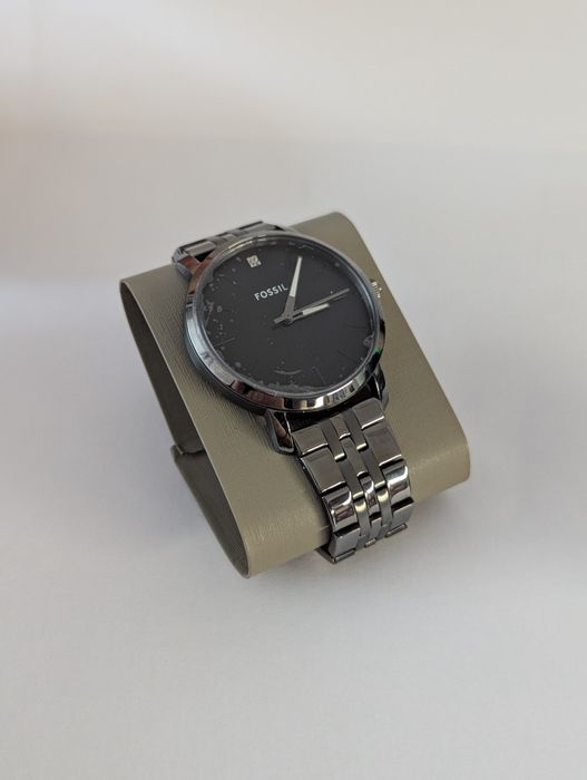 Стилен часовник Fossil Lux Luther, 44мм, 22мм, с метална верижка