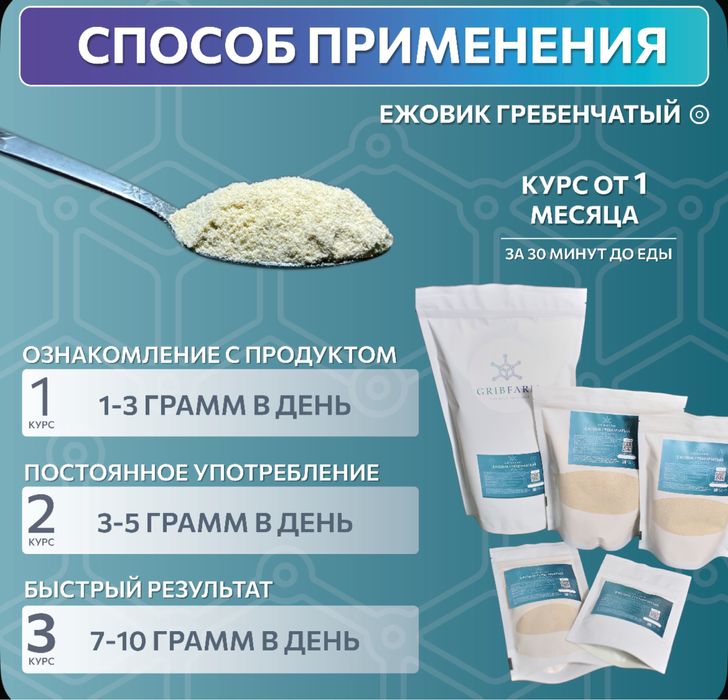 Ежовик гребенчатый и грибы в ассортиенте