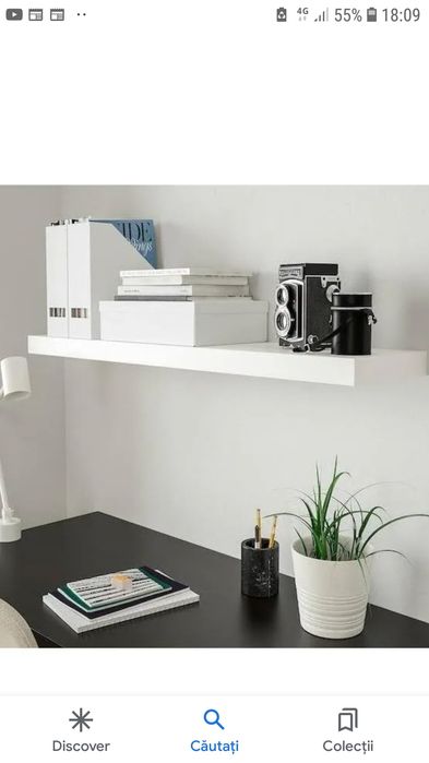 Polița Lack alb Ikea