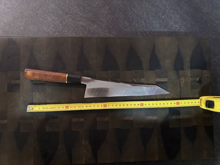 Cutit artizanal de bucatarie - otel inoxidabil 61 HRC , taiș japonez