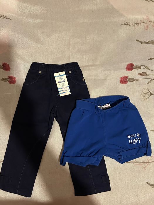 Лот детски дрехи за момченце (размери 92, 98, 104) + Маратонки Adidas (№25)