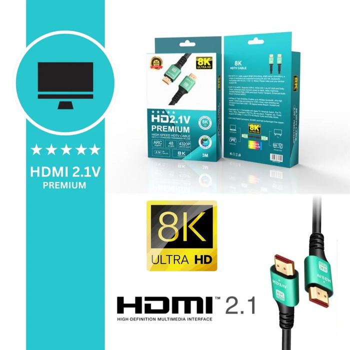 HDMI 8K 1.5м до 30м 120hz
