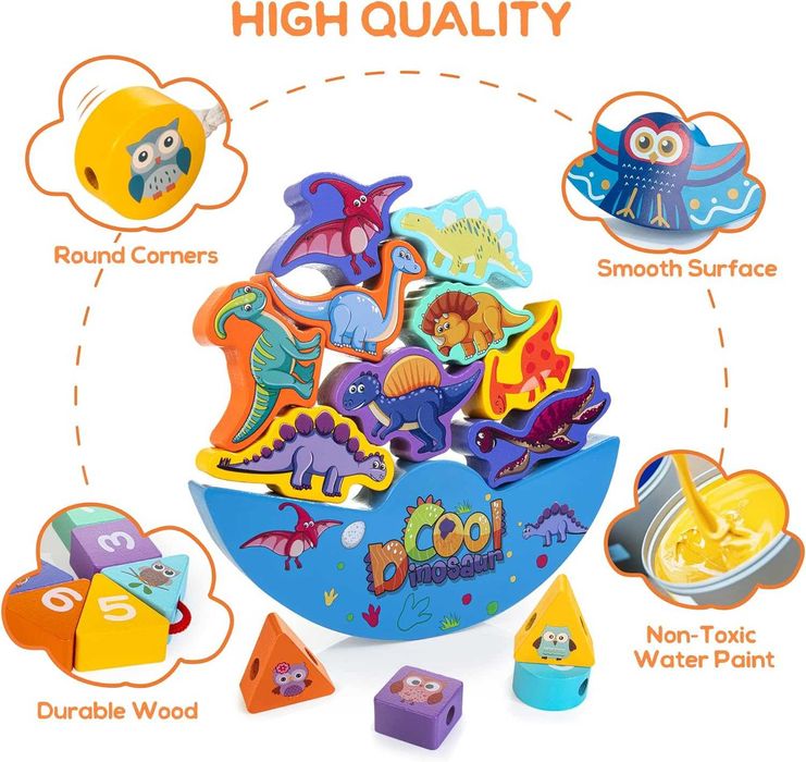 Jucarie lemn educativa amuzanta si intuitiva