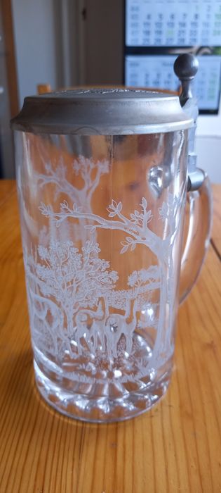 Vintaje. Нови! Немски халби горска тематика. Халба.